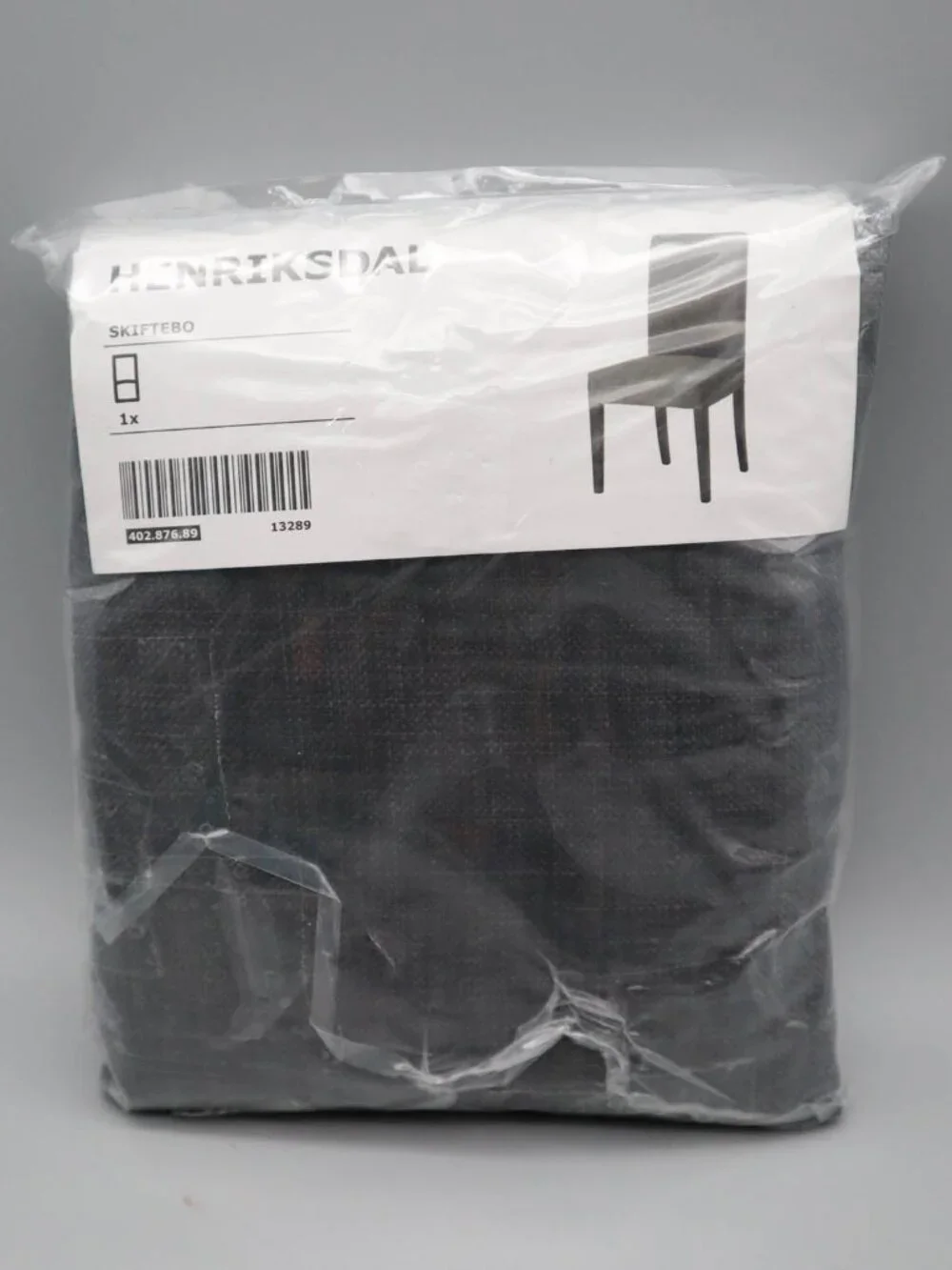 IKEA Skiftebo Dark Gray Slipcover Cover for Henriksdal Chair 402.876.89